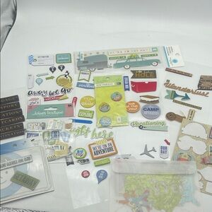 Road Trip Travel Scrapbooking Supplies Stickers Travel Embellishments